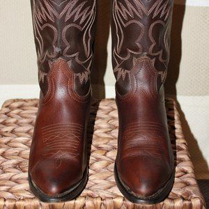 Leather Bottom Cowboy Boots